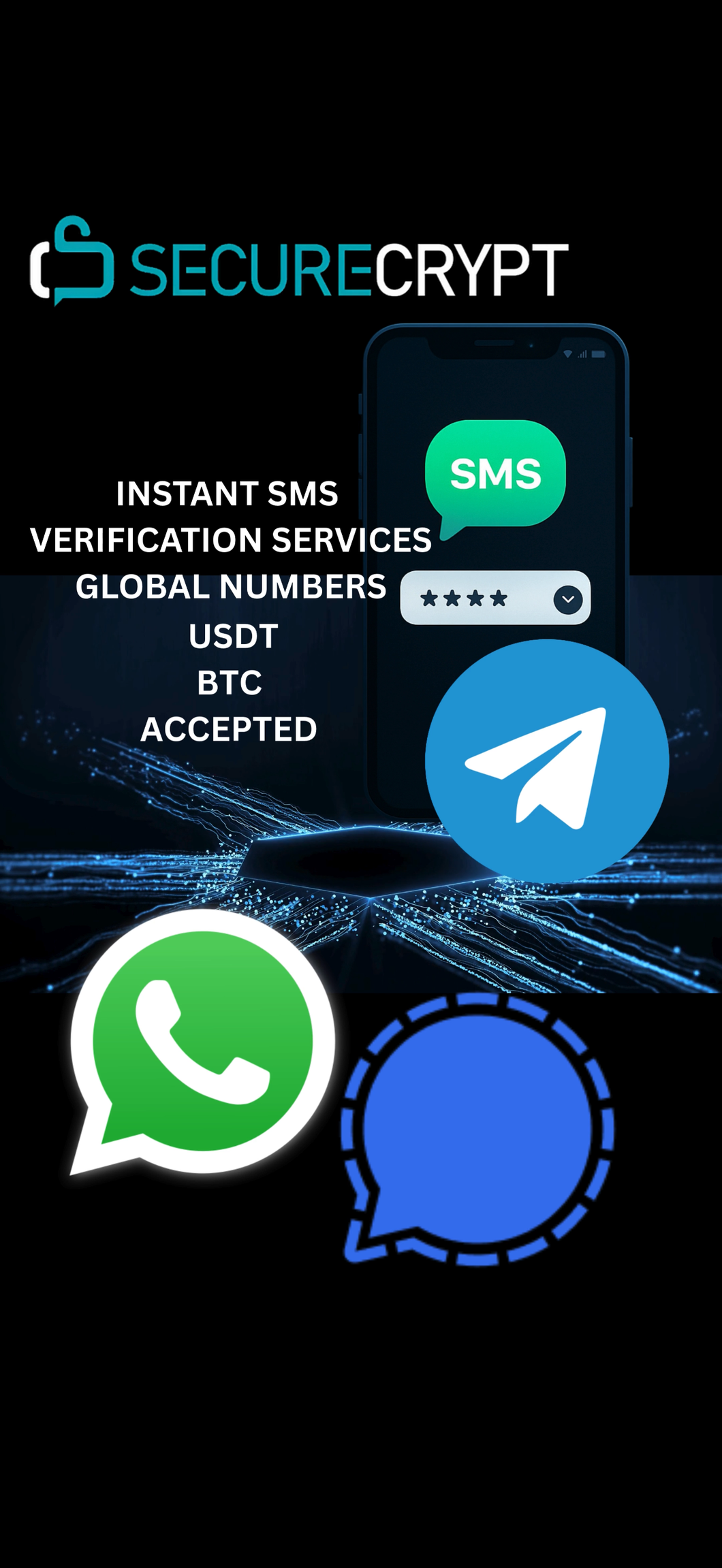 Secure SMS Verification for Encrypted Apps